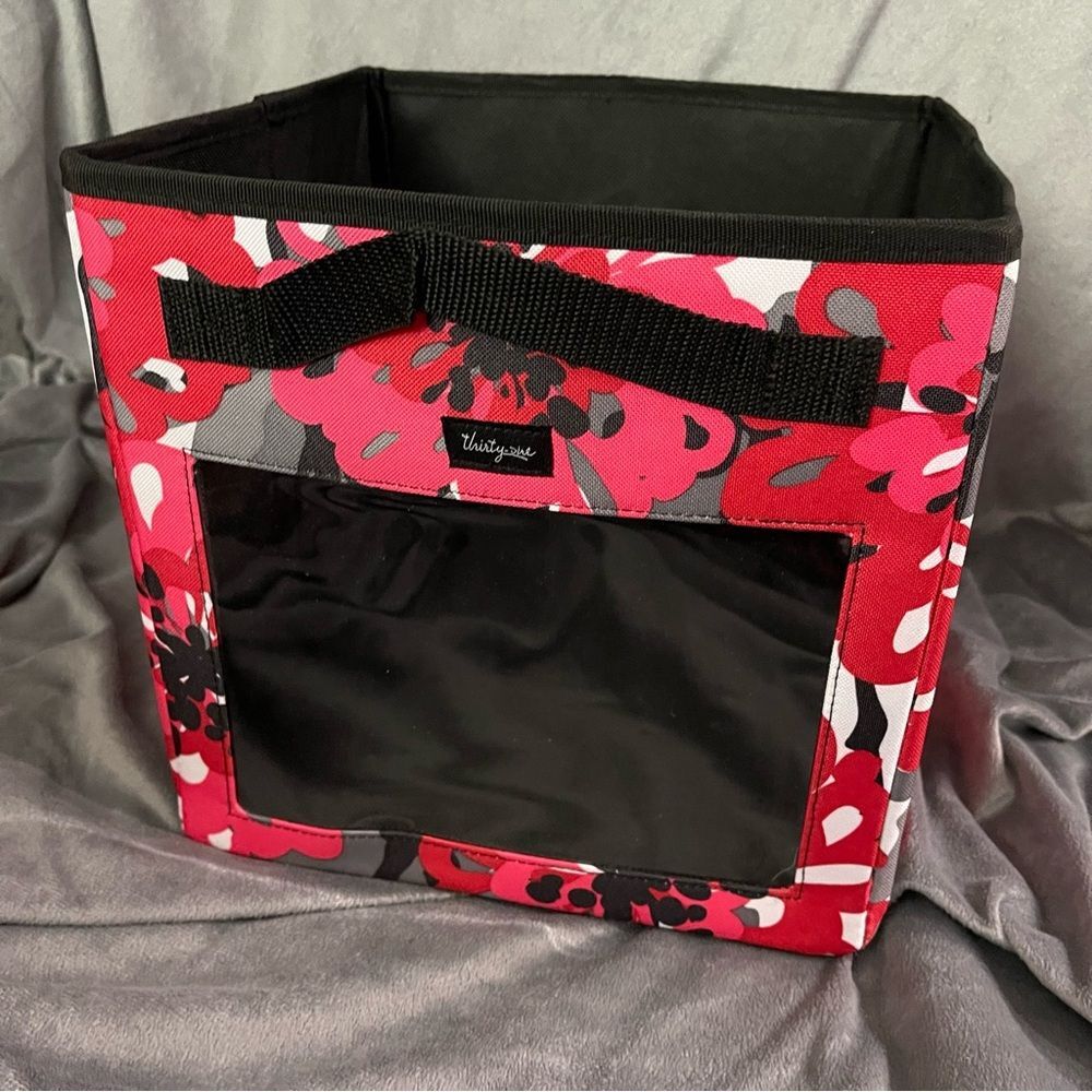 Thirty One Your Way Junior Cube in Bold Bloom- Storage/Organization Bin Like New